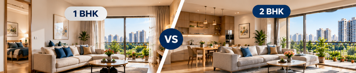 1 BHK vs 2 BHK Flats in Ahmedabad: Which Is Right for You?
